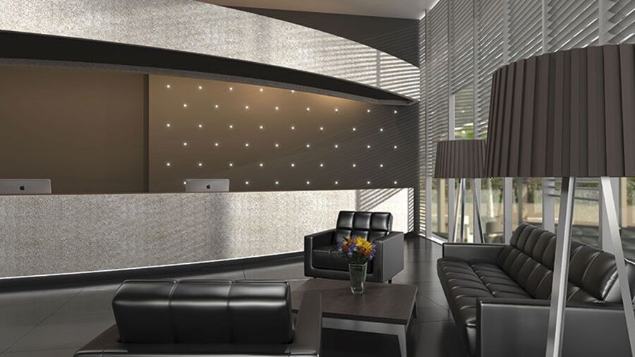 Hotel Las Americas Golden Tower Panama Exterior photo 3D rendering of a waiting room